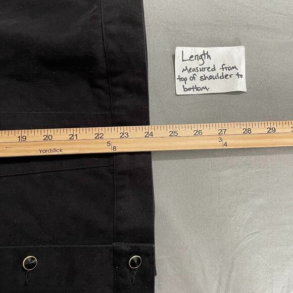 Laura Ashley Womens Size Large Black Embellished Denim Jacket Mobwife Glam Biker - Picture 8 of 10